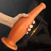 Massage Grote Dildo voor Anale Plug Beer Fles Siliconen Butt Pluggen Zacht Maar plug Prostaat Massager Vagina Dilatator erotische Speeltjes for254q