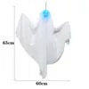 65*60cm Halloween Ghost Hanging Decorations Halloween Hanging Light Up White Flying Ghosts Tree Window Wall Scary Ornament D4.0