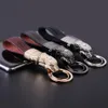 Keychains Honest Luxury Key Chain Men Women Car Keychain For Ring Holder Jewelry Genuine Leather Rope Bag Pendant Fathers Day Gift267Z
