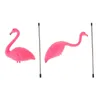 Décorations de jardin Flamingo Stake Statue Figurines Ornement de cour Pelouse extérieure pour festival intérieur