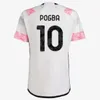 Juventus Soccer Jerseys 2023 24 VLAHOVIC MILIK POGBA CHIESA BONUCCI DANILO LOCATELLI FAGIOLI RABIOT Hombres 2023 2024 Juventus Camisetas de fútbol Kits para niños