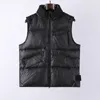 Gilet in piumino con stemma ricamato classico multitasche casual in nylon Topstoney di marca 23FW di alta qualità