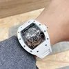 Richarmill horloge heren- en dameshorloges serie polshorloges RM055 wit keramiek herenmode vrijetijdsbesteding zakelijk sport mechanisch horloge WN-D5FU