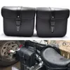 Perfect Use Mini Motorcycle PU Leather Saddle Bags Side Storage Tool Pouch336S