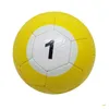 Party Favor 3/7 pouces Ballon de football gonflable Snook 16 pièces Billard Snooker Football pour Snookball Jeu de plein air Cadeau Dh9470 Drop Deli Dhlm5