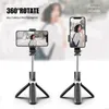 Selfie Monopods L02 Selfie Stick Suporte para telefone Monopés Bluetooth Tripé Dobrável com Obturador Remoto Sem Fio para Smartphone Epacket Grátis L230913