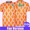 Cote 2023 24 D Ivoire National Team Mens Maglie da calcio KESSIE CORNET GADEL Home Maglia da calcio arancione Manica corta Uniformi