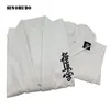 Andere sportartikelen Hoge kwaliteit Kyokushinkai dogi Dobok 12oz 100% katoenen canvas Karate Uniform Kimono Gi Doek voor kinderen Volwassen Gratis witte riem 230912