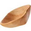 プレート木製サービングボウルトレイプレーサラダウッドフルーツミキシングパスタデザートシリアルスナック