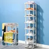 Storage Holders Racks Small Shoes Organizer for Door Multi Layer Wall Corner Rack Saving Space Folding Shoe Simple Partition Cabinet 230912