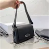 Bolsas de ombro femininas axilas pequeno quadrado saco designer de alta qualidade bolsas de corrente de couro