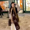 30% de desconto cachecol novo inverno feminino reversível versátil engrossado quente camelo cachecol xale dupla utilização versão coreana