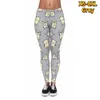 Leggings para mujer Pantalones de yoga con estampado de dibujos animados básicos Elástico Gimnasio Correr Ropa de fitness Secado rápido Slim XS-8XL