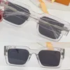 Designer sunglasses with high-quality UV400 cycling travel photos, square frame Z1579 with metal letters on the legs, suitable for trendy and cool men and women