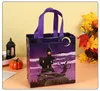 Halloween icke-vävd väska magisk häxa tygväska spöke festival shopping presentpåse trick eller behandla lycklig halloween dag godis väska