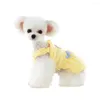 Dog Apparel Pets Clothes Cartoon Print Princess Skirt Dress Corduroy Pograph Prop Sweet Lantern Costume Puppy