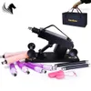 Machine de sexe Machine de sexe femelle Masturbation Pumping Gun avec 6 godes attachements Automatics Love Machines pour les femmes comprenant un sac à main