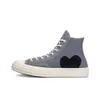 Designer Fashion Classic Toile Chaussures Hommes Femmes 1970 All Star Sneakers Designer Co Marque PLAY Love High Low Conversitys Casual Couples Amis chaussures de course