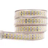 Bandes LED Bande lumineuse 240Leds Double rangée 220V 110V Smd 5730 Ruban flexible Tube en PVC transparent pour une utilisation durable et une puissance lumineuse Dhfxz