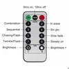 LEDストリングストリングライト5m 10mスライバーワイヤーUSB搭載防水8モードリモートコントロール付き妖精照明
