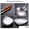 Dinnerware Sets Pcs Kitchen Cooking Utensil Set With Wok Spata And Ladle Skimmer Tool Drop Delivery Home Garden Dining Bar Dhaux