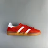 Shoes MALMO Green SAMBAROSE Men Women Gazelle Cement Black Grey Red Fire Wales Bonner Designer Running Trainers sport Sneakers