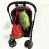 Kinderwagen-Teile, 2 Stück Kinderwagen-Haken, um 360 Grad drehbar, ABS, für Mama-Tasche, Mehrzweck, verstellbar, Schwarz zum Aufhängen von Wickeltaschen, Geldbörse