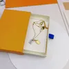 Marca de luxo dupla tag pingente colar designer jóias dia dos namorados presentes de natal para namorada