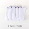 Men's Socks 5 Pairs Of Thin Summer Blending Boat Plain Color Mens Casual Breathable Sweat Absorbing Calibration