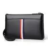 Sacs de sortie des hommes 3 couleurs joker joker couleur solide en cuir téléphone mobile téléphonie monnaie à contraste couture enveloppe décontractée sac de rue rue Street Ribbon Wallet 3017 #