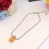 20 Style Women Pendant Neckor Letter C Logo Luxury Designer Ccity Jewelry Woman Pearl Sweater Chain Gold Necklace 76