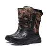 Sapatos de vestido ao ar livre esportes homens botas 2023 primavera à prova d'água para chuva leve pesca inverno neve trabalho 230912