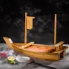 Sushi Tools Creative Bamboo Sushi Boats Sashimi Set Plate Cuisine Hot Pot Seafood Set Plate Raw Fish Slice Wood Sushi Ship Q566