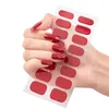 Adesivos de esmalte para unhas com envoltório completo, tiras de gel autoadesivas, decalques artísticos com lixa de unha para casa, mulheres, meninas, decorações de unhas DIY