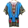 Basic Casual Dresses Wholesale- Fashion Women Traditional African Print Dashiki Dress Short Sleeve Party Drop Delivery Apparel Wom Otag4