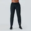 LL-Mens Pants Men Running Sport Breathable Trousers Adult Sportswear Gym Exercise Fitness Wear Fast Dry Elastic Drawstring Long Pant V3