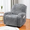 Chair Covers Thicken Plush Recliner Sofa Cover Solid Color Reclining Protection Relax Lazy Boy Armchair Slipcovers 1/2 Seater