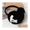 9 estilos designer grosso pele de coelho lã earmuffs moda quente orelha er outono inverno feminino headwear entrega gota