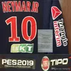 2019 Coupe de la ligue Mbappe CAVANI Di Maria Match Worn Player Issue Vollständiger Patch Anpassen eines beliebigen Namens und Nummern-Fußball-Patch-Abzeichens Home194L