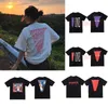 v Mens Designer T Shirt Fashion Personlighet Big Printing Cotton Mans Tees Street Shorts Sleeve Clothes Tshirts Size S-XL