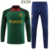 2023 2024 Portugisisk fotbollsspårning Portuguesa Fotbollsträning Män och barn 23 24 Portugieser Tracksuits Jogging Shirt Kits Survetement Foot Set