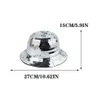 Wide Brim Hats Bucket Glitter Mirror Disco Fl Sequin Ball For Dj Club Bar Uni Festival Visor Beach Fisherman 221119 Drop Delivery Fash Dhy6J