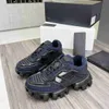 Designer sapatos casuais sinfonia preto branco homens mulher tênis cápsula série sapatos lates p cloudbust trovão corredor treinador borracha baixa plataforma superior sneaker 35-46