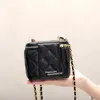 Designer mini Cosmetic Bag 10A Top Quality Womens Luxury Fashion Golden Ball Chain Bag Lady High End Shoulder Bag Imitation 18cm Crossbody Bag Clutch Purse With Box