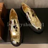 مصمم متراصة أحذية Loafer أحذية معدنية من الجلد المتسكع