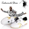 Andere Sportartikel Atmungsaktive weiße Taekwondo-Schuhe Kung-Fu-Schuhe Wushu Taichi Karate Kampfsport Wrestling Kampfturnschuhe 230912