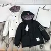 Sweat à capuche pour enfants, doudoune de styliste, manteau pour bébé, vêtements d'extérieur chauds d'hiver, marque de luxe, haut à la mode, vêtements d'hiver