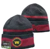 2023 Washington Beanie WAS Baseball North American Team Side Patch Winter Wool Sport Knit Hat Skull Caps Beanies A7