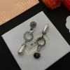 Stud Wholesale Heavy Industry Crystal Pearl Floral Temperament Irregular Court Rhinestone Flower Vintage Stud 2024