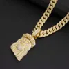 Sterling Sier Iced Out Hip Hop Rapper Gioielli da uomo con diamanti Vvs D Color Moissanite Jesus Ciondolo